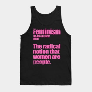 Definition of Feminism Tank Top